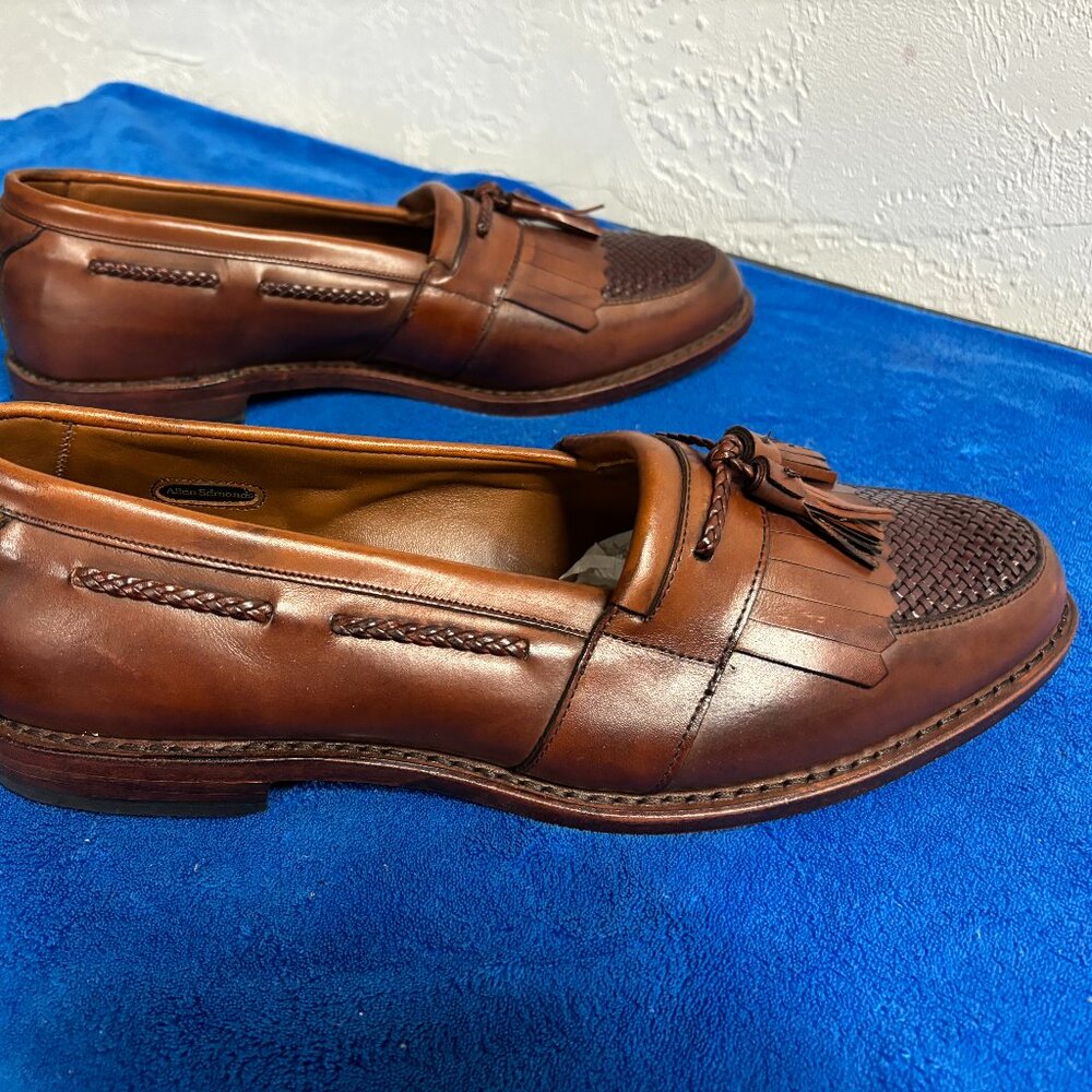 Allen Edmonds Cody/Chili Weave Tassel Loafers Size 13